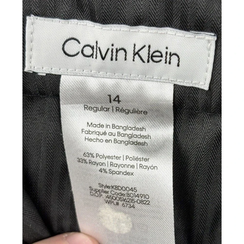 Calvin Klein BOY's Size 18R/14 Suit Gray Blazer & Pant Set Young Men